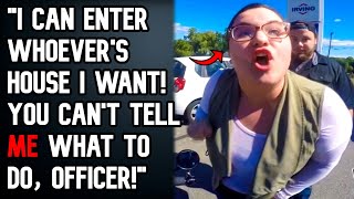 Karen Barges Into My Home, Hits COP For Trying To Remove Her! - r\/EntitledPeople