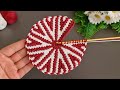 Motif, Coaster, Flower. Make and Sell. How to make a very easy fower coaster motif. Tunisian crochet