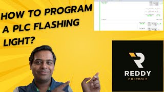 How to program a plc flashing light using timer ton in studio5000?