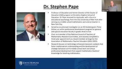 STEM and Mathematics Instructional Leader PreK-6 Virtual Webinar