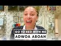 Model Adwoa Aboah's Nighttime Skincare Routine | Go To Bed With Me | Harper's BAZAAR
