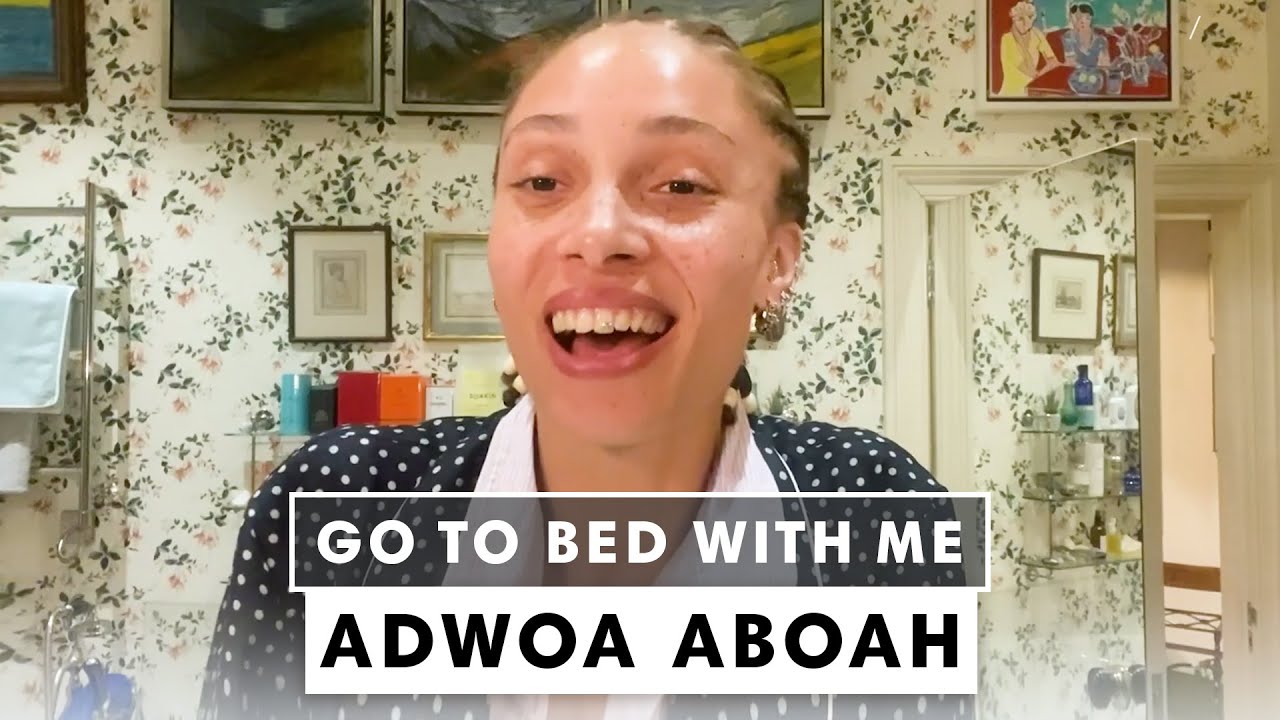 British Model Adwoa Aboah's Nighttime Skincare Routine | Go To Bed With Me | Harper's BAZAAR