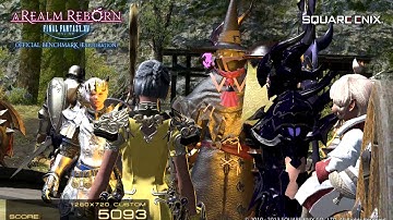 Final Fantasy XIV A Realm Reborn Benchmark On A Microsoft Surface Pro 7 i5