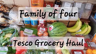 Weekly Tesco grocery haul and meal plan || Family of four || W/C: Wed 22nd May