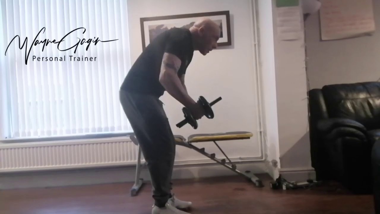 Bent over reverse fly - YouTube