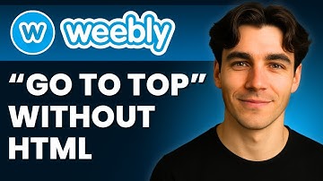 How To Create A "Go To Top" Link On Weebly Pages Without HTML Code (Tutorial 2025)