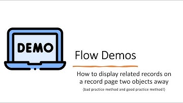 How to display related records on a record page two objects away using Flow