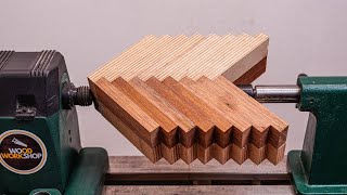 Woodturning - Plywood Heart