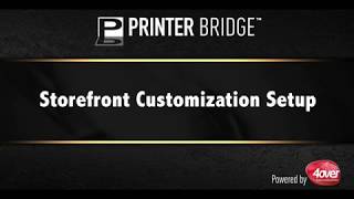 Storefront Customization Setup