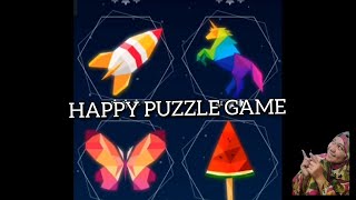 Love poly game bentuk roket, kuda, kupu-kupu, es krim semangka #happypuzzlegame screenshot 1