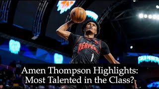 Amen Thompson Highlights: Highest Ceiling in the 2023 NBA Draft? Future Houston Rocket?