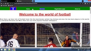 How to create a Football website using HTML, CSS AND JAVASCRIPT (#Part3)
