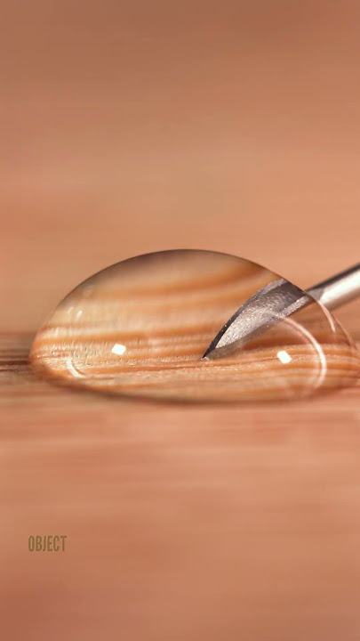 Air Bubble Inside Water Drop | Original sounds created by @OddioStudio    Follow this Foley artist!