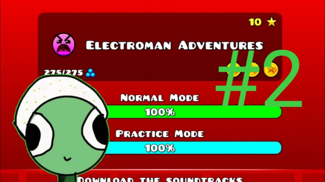 Geometry dash Electroman adventures 2 YouTube
