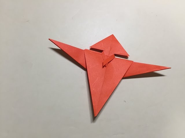 折り紙ランド Vol,474 かかしの折り方 Ver.1 Origami: How to fold