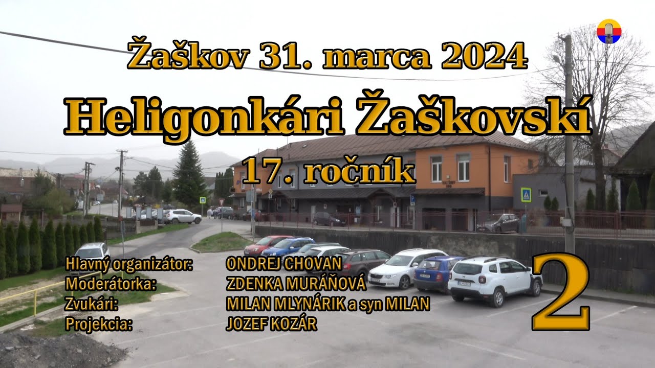 Žaškov 31. 3. 2024: Heligonkári Žaškovskí, 17. ročník — 2. časť. Prehliadač Vivaldi blokuje reklamy.