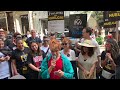 Julio Torres Empowers Demonstrators at the SAG-AFTRA/WGA Latine Picket in NYC Today
