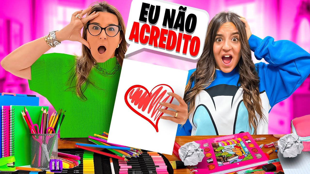 MINHA MÃE REVISTOU MINHA MOCHILA DA ESCOLA !