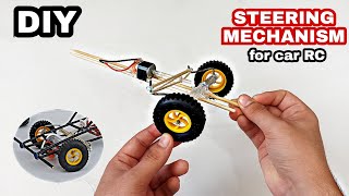 how to make RC car steering_ DIY steering mechanism