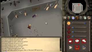 Old School Runescape - Knight Waves Minigame flinching Method
