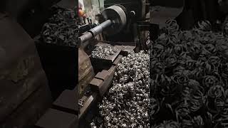 Threading on 60 mm dia pipe #scaffolding #jackbase #viralvideo #shutteringwork