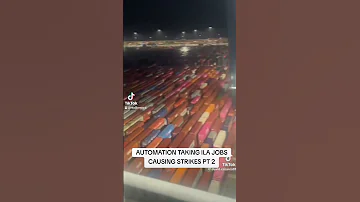 ILA STRIKE ALSO OVER AUTOMATION WATCH THIS PT 2 Ila ILAStrong ILAstrike Port Automation 
