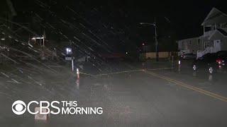 Fall's first nor'easter brings heavy rain and strong wind to East Coast