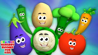 ten little vegetables counting numbers and kids learning videos