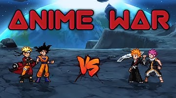 Goku LB (all form) & Naruto (all form) VS Natsu (all form) & Ichigo Fullbring in Jump Force Mugen 🔥