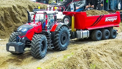 MEGA RC MODEL TRACTOR COLLECTION!! RC TRACTOR LESU FENDT 1050 1/14 HYDRAULIC RC FARMING RC LESU BL71