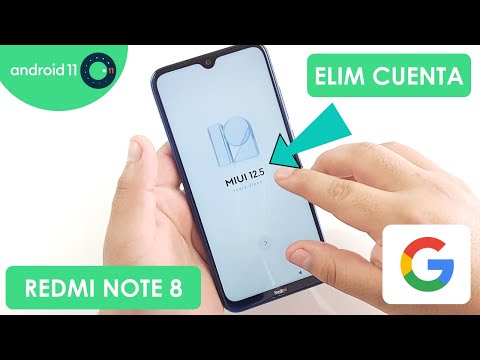 Eliminar Cuenta de Google Xiaomi Redmi Note 8 (2021) | Android 11 | MIUI 12.5