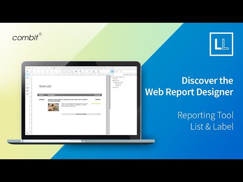 Design Reports Directly in Your Browser with the Web Report Designer