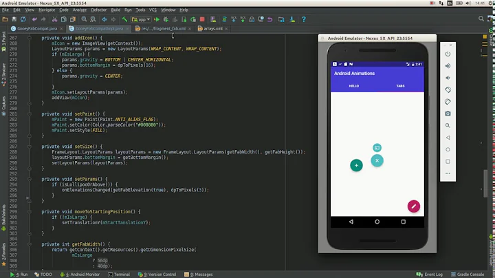 Android Gooey FAB EASY pt 3