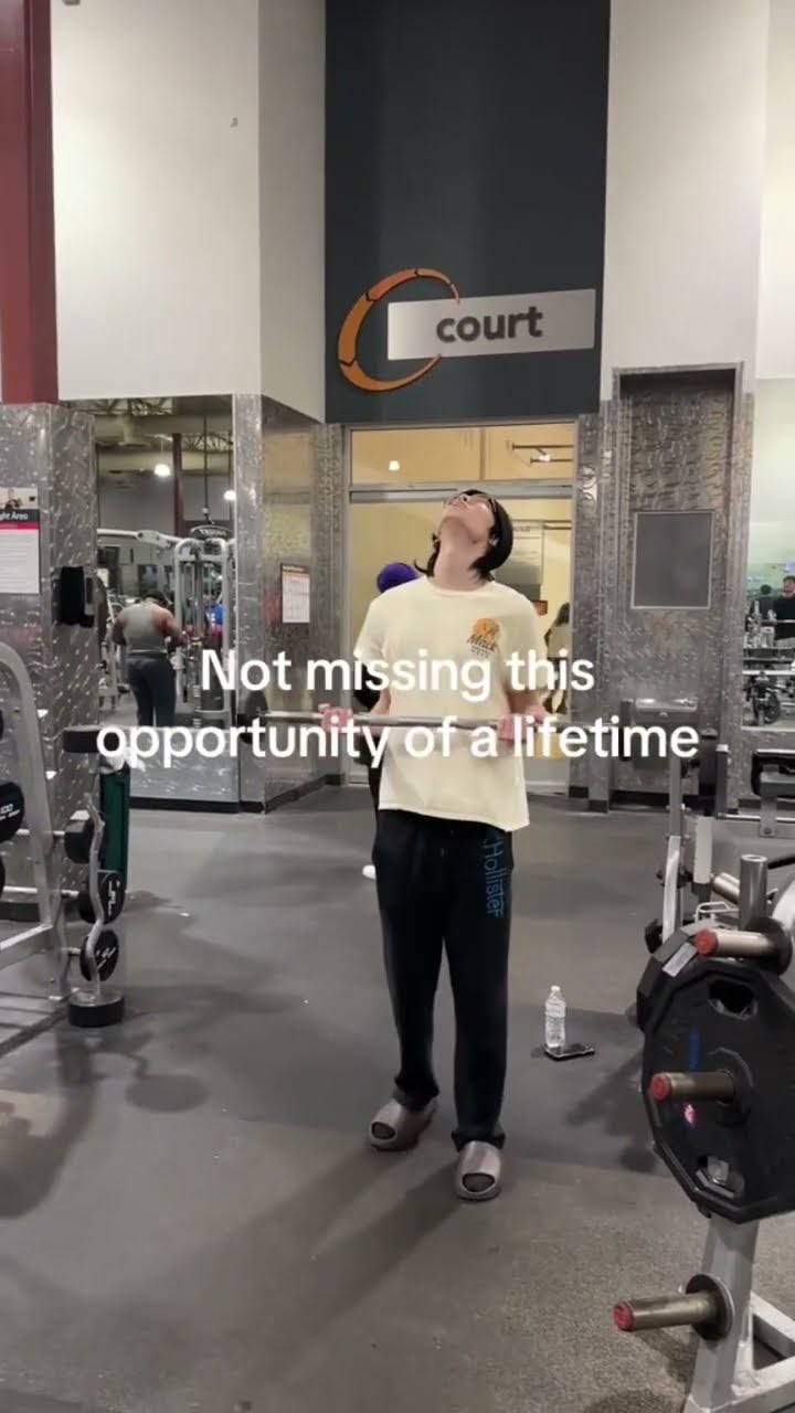 Bro was not missing that opportunity of a lifetime