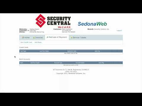 Sedona Web Tutorial