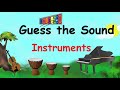 Guess the sound, instruments, keystage 1, and EYFS  teaching aids.