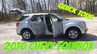 2010 CHEVY EQUINOX LT 2.4 WALK AROUND, START UP, REV AND TEST DRIVE QUICK TOUR..