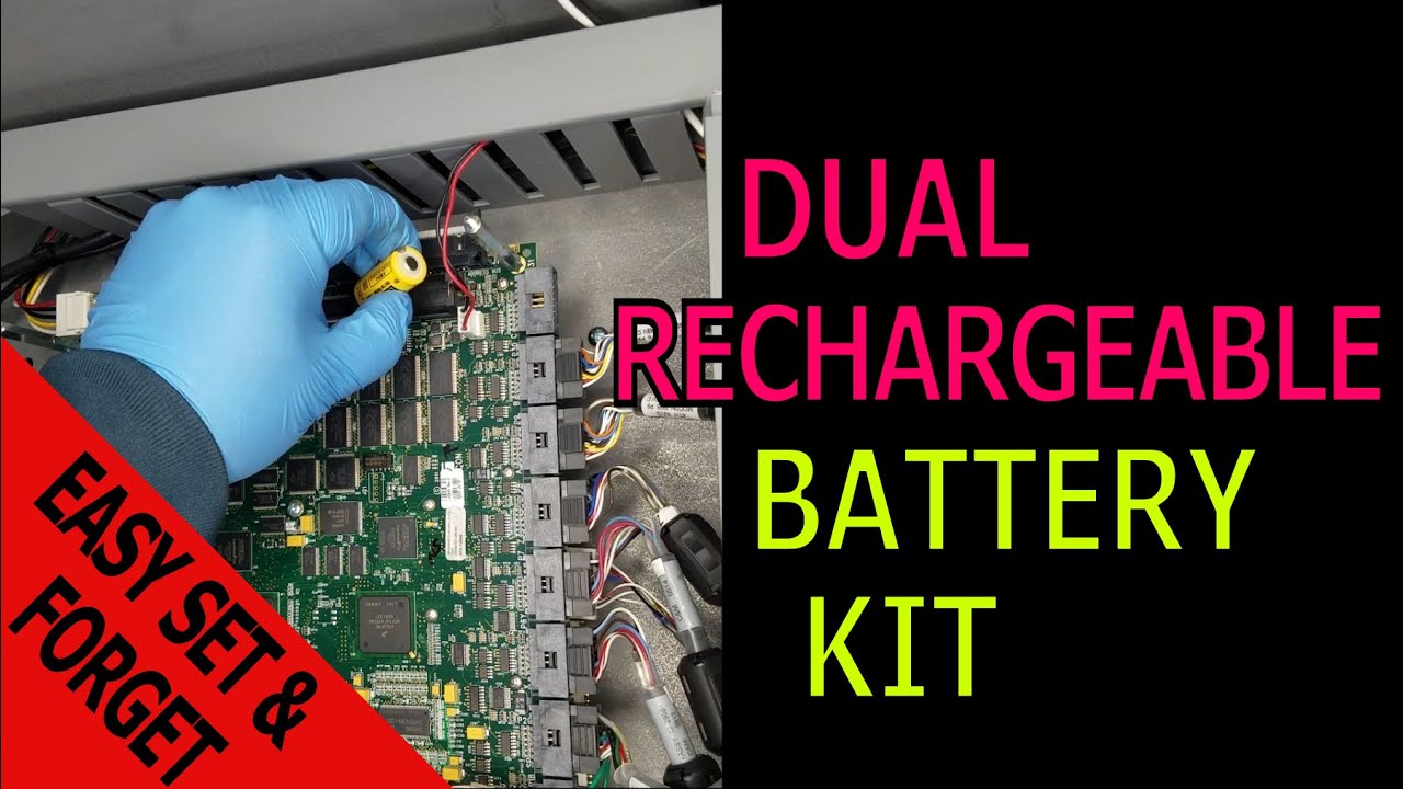 Permanently replace the battery on a Haas CNC Machine Dual bank