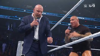 Randy Orton breaks protocol by calling out Triple H in the Ring _Smack Down Oct. 25, 2024