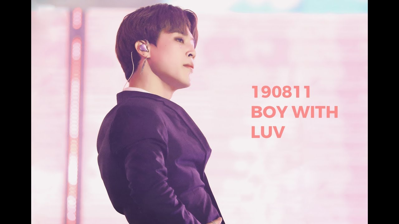 [4K] 190811 Boy With Luv - 방탄소년단(BTS) 지민 직캠 JIMIN focus @ lotte family concert 2019