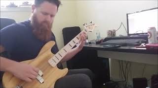 Glarry Gp Pro Bass Modded With Dimarzio Relentless Middle Pickup