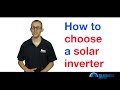 How To Choose A Solar Inverter