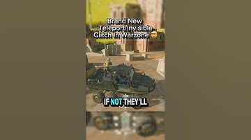 Massive Warzone glitch that allows you to go invisible and teleport‼️