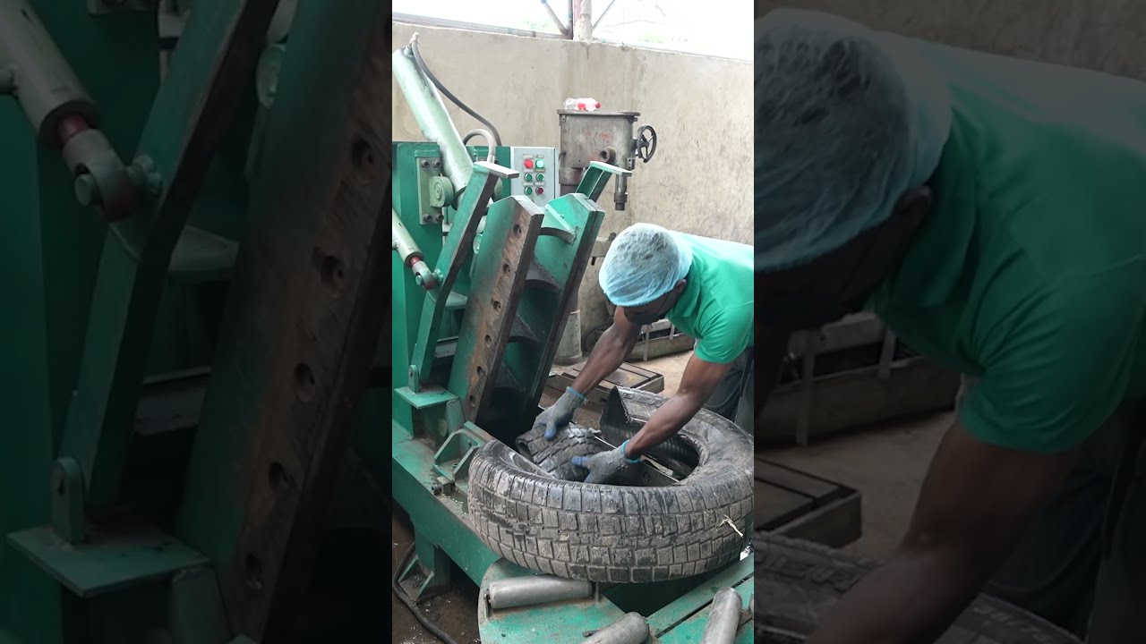Here S How This Company Recycles Old Tires To Create Rubber Bricks Sustainable Nigeria