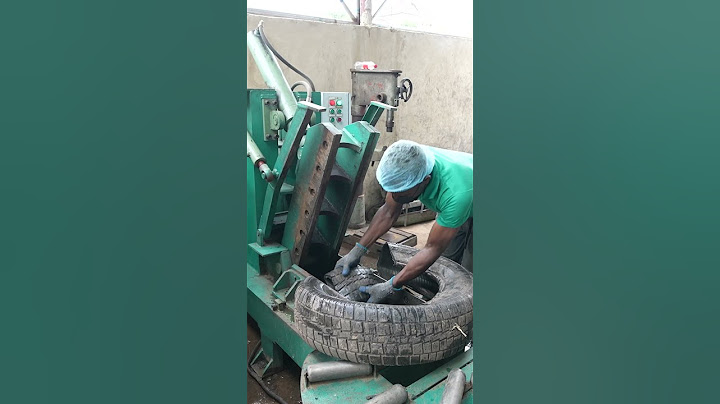Here’s how this company recycles old tires to create rubber bricks. 🧱 #rubber #sustainable #nigeria