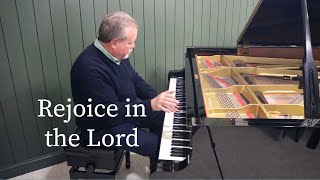 Rejoice in the Lord, Dedicated to the Garlock and Hamilton families