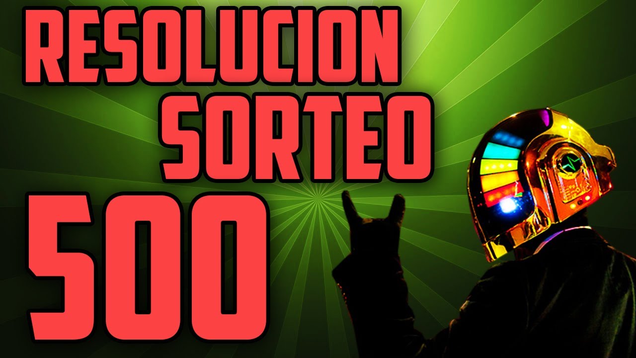 RESOLUCIÓN SORTEO 500!! | SMaceGameplays
