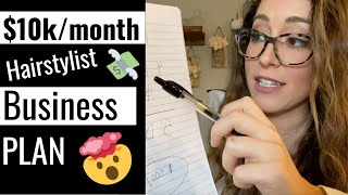 💰How to make $10k per month as a hairstylist || Hairstylist Business Plan for 2020!