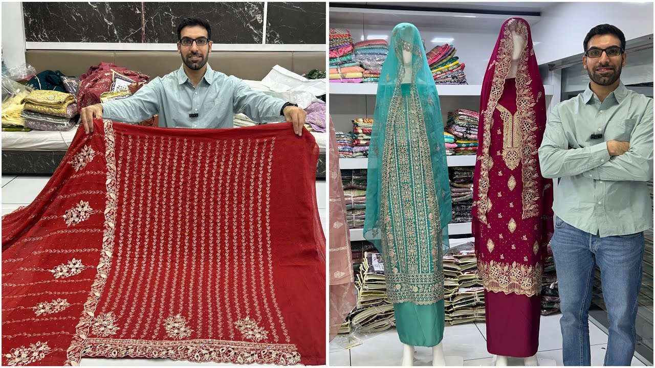 नए स्टाइल वाला सूट | EID SPECIAL COLLECTION | LADIES SUIT MARKET SURAT | DRESS MATERIAL WHOLESALE 🔥