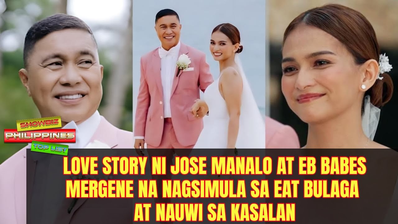 Love Story ni Jose Manalo at EB Babes Mergene na nagsimula sa Eat Bulaga na nauwi sa Kasalan